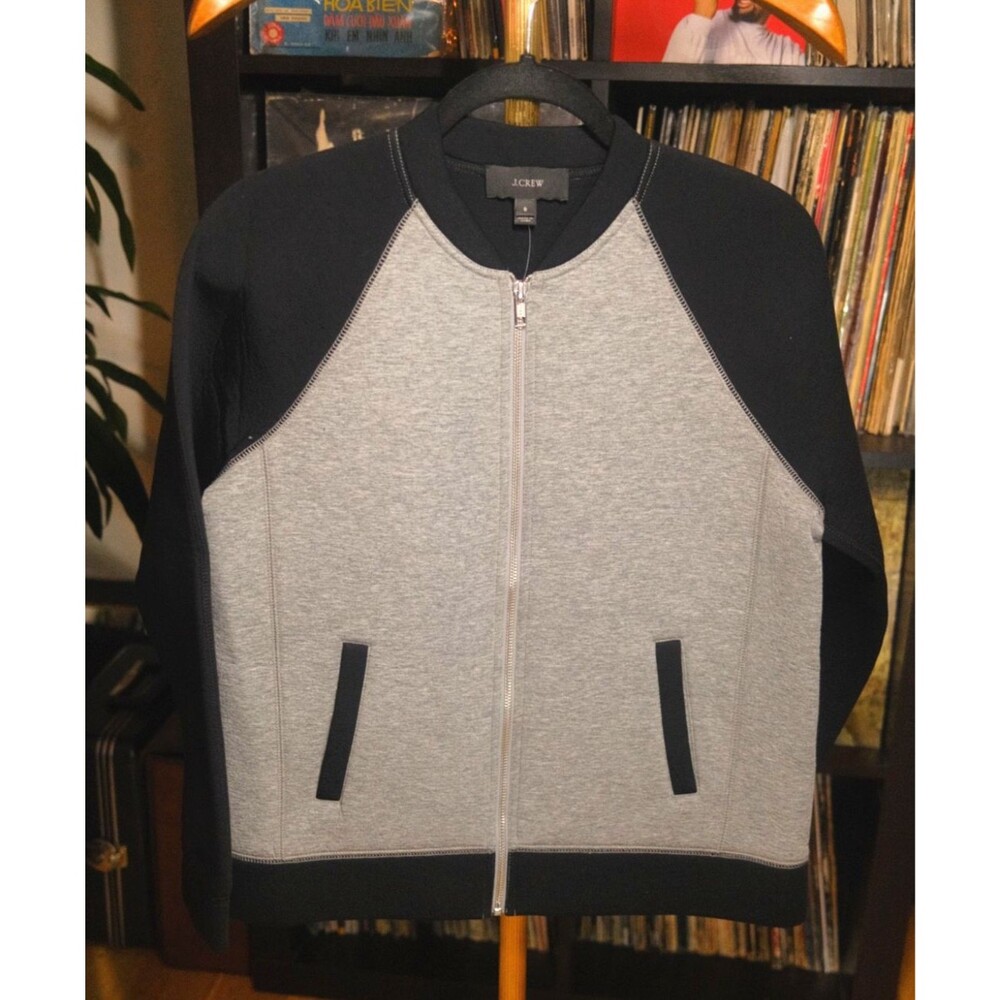 NWT J.CREW Surf Varsity Neoprene Jacket  Women Size 8 / Medium